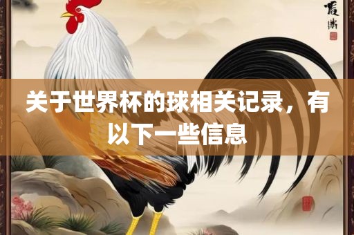 关于世界杯的球相关记录，有以下一些信息