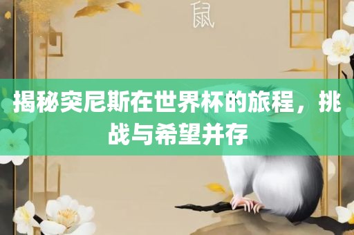 揭秘突尼斯在世界杯的旅眉山市正发家政服务有限公司程，挑战与希望并存