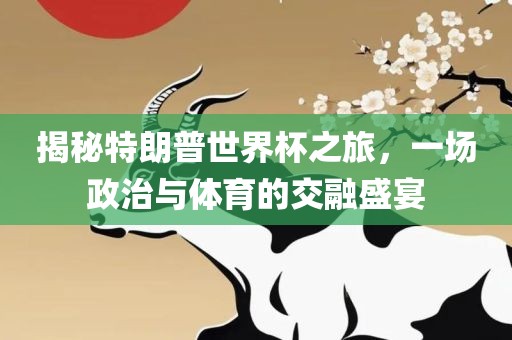 揭秘特朗普世界杯之旅，一场政治与体育的交融盛宴