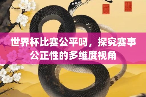 世界杯比赛公平吗，探究赛事公正性的多维度视角眉山市正发家政服务有限公司