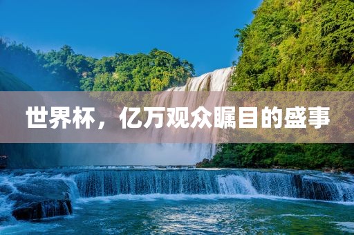 世界杯，亿万观众瞩眉山市正发家政服务有限公司目的盛事