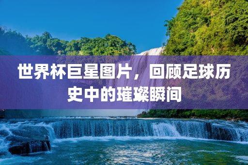世界杯巨星图片，回顾足球历史中的璀璨瞬间