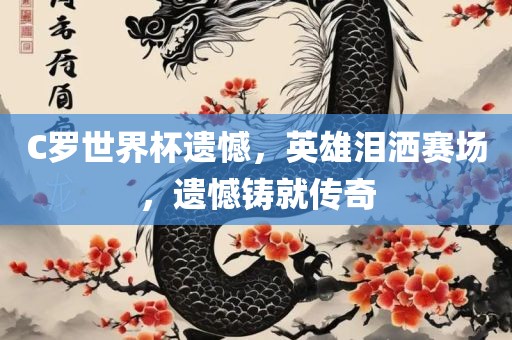C罗世界杯遗憾，英雄泪洒赛场，遗憾铸就传奇