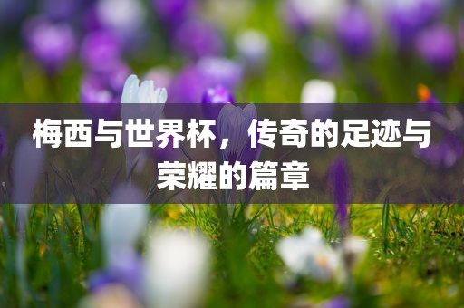 梅西与世界杯，传奇的足迹与荣耀的篇章
