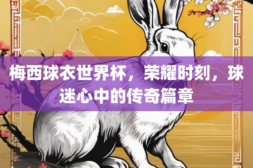 梅西球衣世界杯，荣耀时刻，球迷心中的传奇篇章