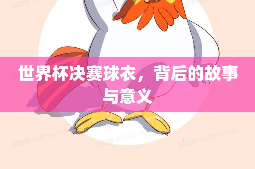 世界杯决赛球衣，背后的故事与意义