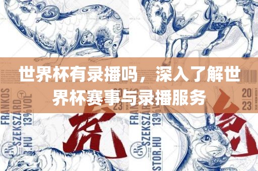 世界杯有录播吗，深入了解世界杯赛事与录播服务