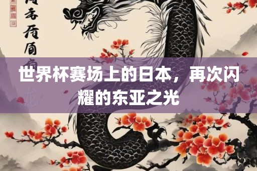 世界杯赛场上的日本，再次闪耀的东亚之光