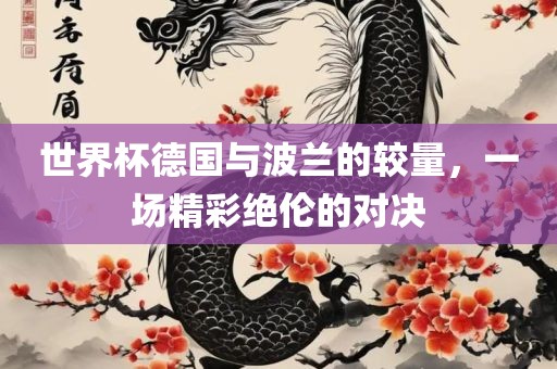 世界杯德国与波兰的较量，一场精彩绝伦的对决