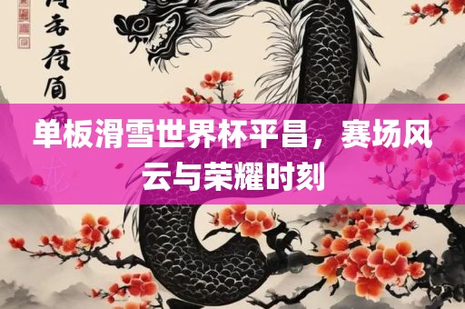 单板滑雪世界杯平昌，赛场风云与荣耀时刻
