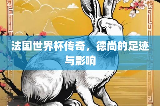 法国世界杯传奇，德尚的足迹与影响