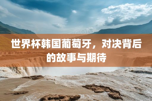 世界杯韩国葡萄牙，对决背后的故事与期待眉山市正发家政服务有限公司