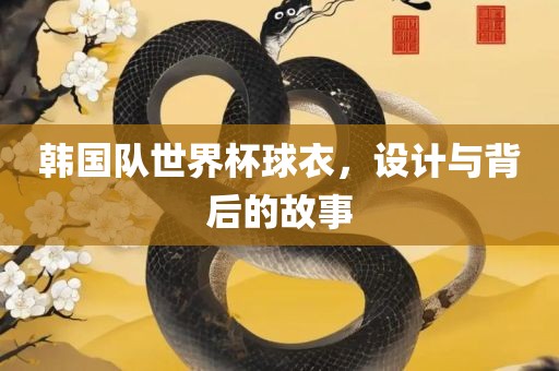 韩国队世界杯球衣，设计与背后的故事