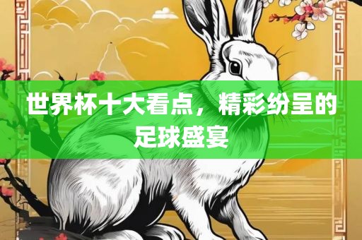 世界杯十大看点，精彩纷呈的足球盛宴