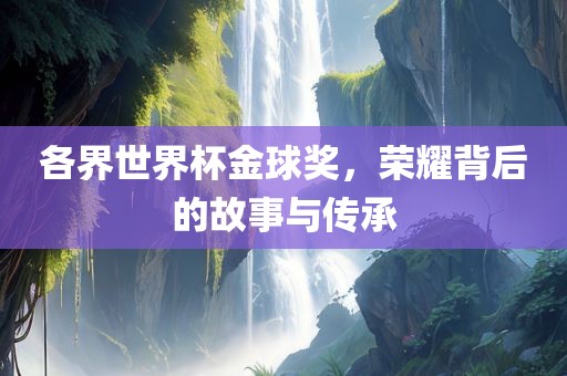 各界世界杯金球奖，荣耀背后的故事与传承