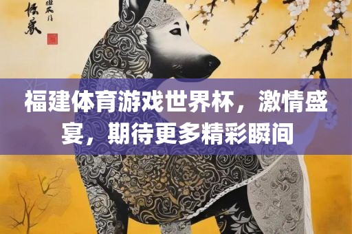 福建体育游戏世界杯，激情盛宴，期待更多精彩瞬间