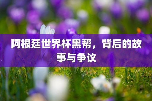 阿根廷世界杯黑帮，背后的故事与争议