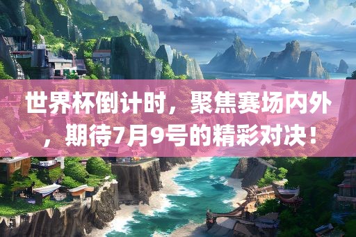 世界杯倒计时，聚焦赛场内外，期待7月9号的精彩对决！