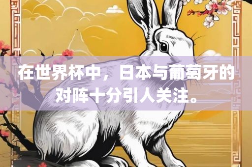 在世界杯中，日本与葡萄牙的对阵十分引人关注。