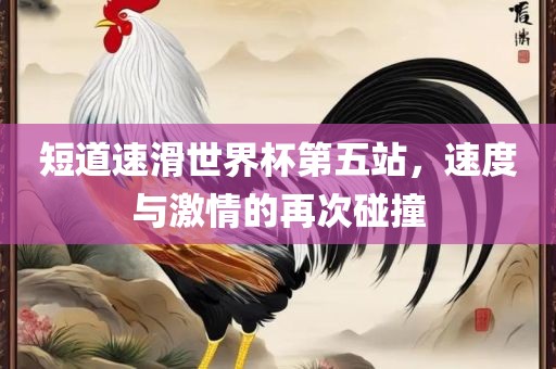 短道速滑世界杯第五站，速度与激情的再次碰撞