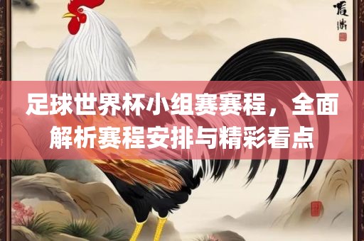 足球世界杯小组赛赛程，全面解析赛程安排与精彩看点眉山市正发家政服务有限公司