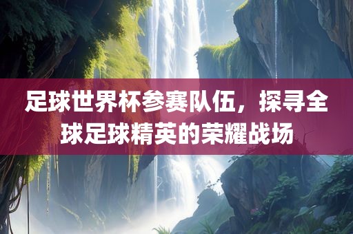 足球世界杯参赛队伍，探寻全球足球精英的荣耀战场