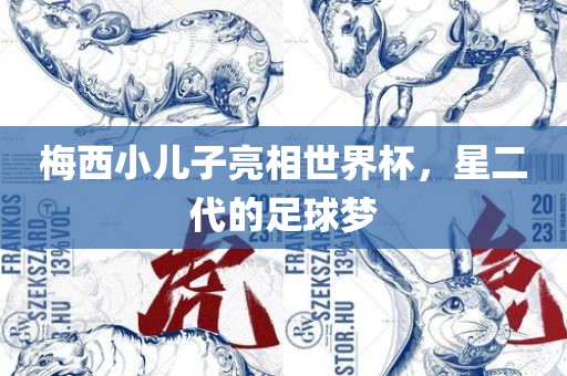 梅西小儿子亮相世界杯，星二代的足球梦