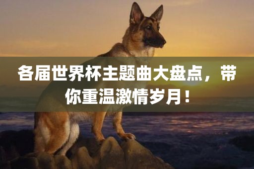 各届世界杯主题曲大盘点，带你重温激情岁月！