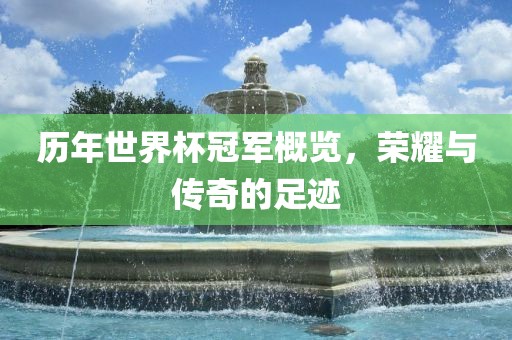 历年世界杯冠军概览，荣耀与传奇的足迹