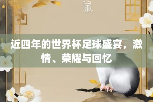 近四年的世界杯足球盛宴，激情、荣耀与回忆