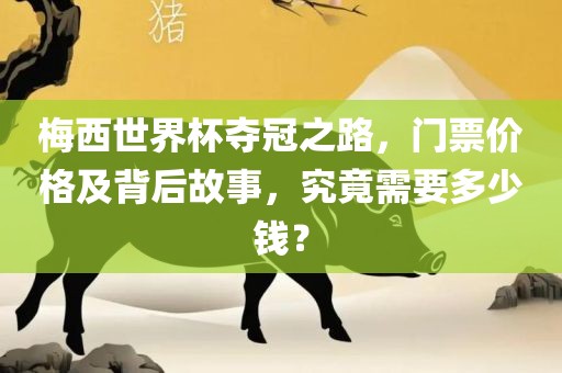 梅西世界杯夺冠之路，门票价格及背后故事，究竟需要多少钱？