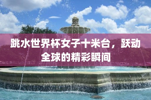 跳水世界杯女子十米台，跃动全球的精彩瞬间眉山市正发家政服务有限公司