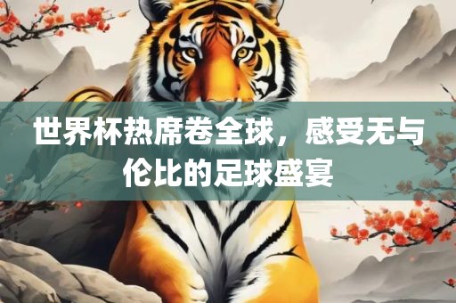 世界杯热席卷全球，感受无与伦比的足球盛宴