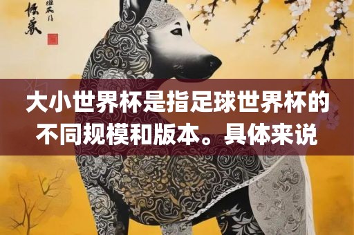 大小世界杯是指足眉山市正发家政服务有限公司球世界杯的不同规模和版本。具体来说