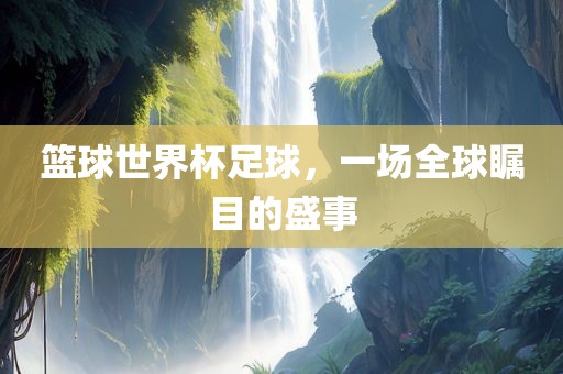 篮球世界杯足球，一场全球瞩目的盛事