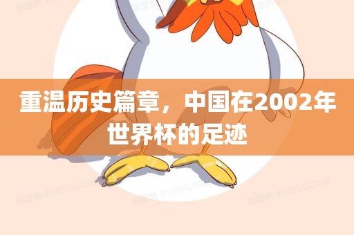 重温历史篇章，中国在2002年世界杯的足迹