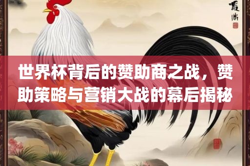 世界杯背后的赞助商之战，赞助策略与营销大战的幕后揭秘