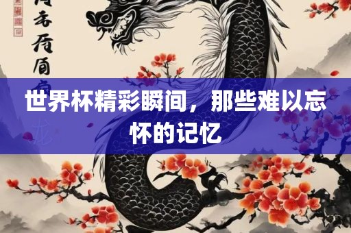 世界杯精彩瞬间，那些难以忘怀的记忆