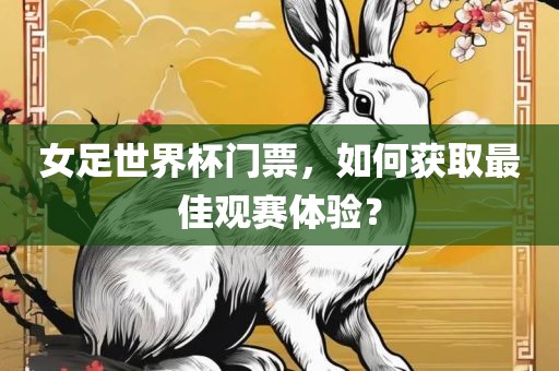女足世界杯门票，如何获取最佳观赛体验？