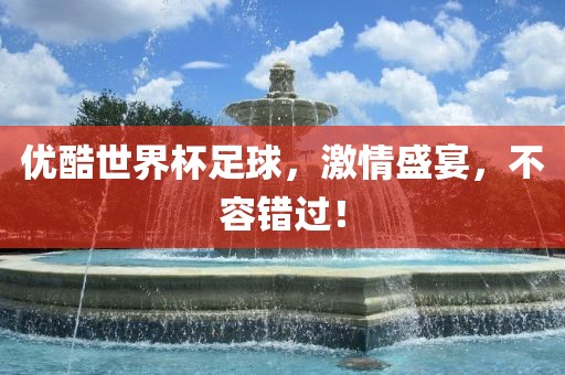优酷世界杯足球，激情盛宴，不容错过！