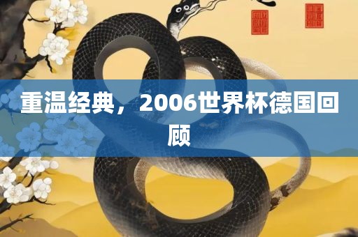 重温经典，2006世界杯德国回顾