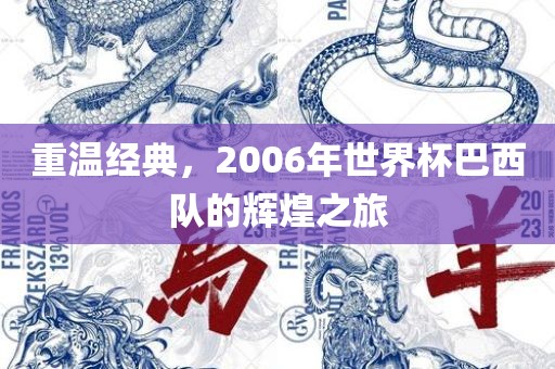 重温经典，2006年世界杯巴西队的辉煌之旅