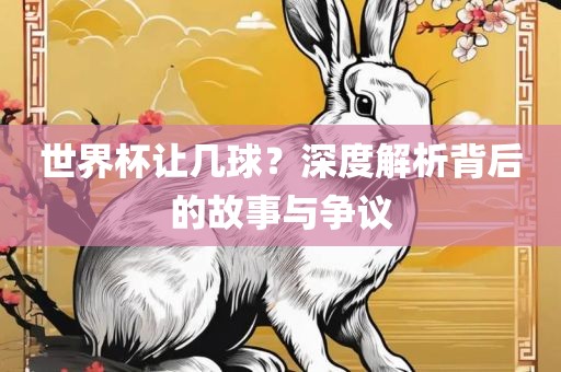 世界杯让几球？深度解析背后的故事与争议