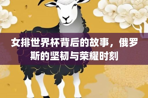 女排世界杯背后的故事，俄罗斯的坚韧与荣耀时刻