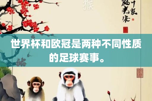 世界杯和欧冠是两种不同性质的足球赛事。