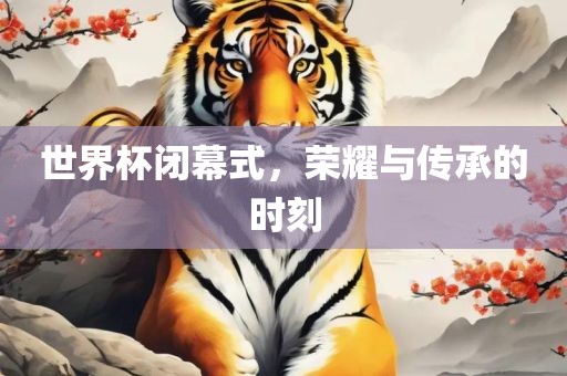 世界杯闭幕式，荣耀与传承的时刻