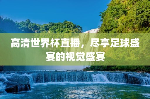 高清世界杯直播，尽享足球盛宴的视觉盛宴眉山市正发家政服务有限公司