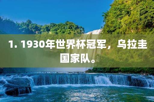 1. 1930年世界杯冠军，乌拉圭国家队。眉山市正发家政服务有限公司