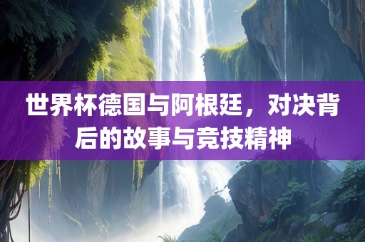 世界杯德国与阿根廷，对决背后的故事与竞技精神