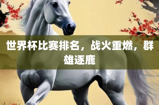 世界杯比赛排名，战火重燃，群雄逐鹿眉山市正发家政服务有限公司